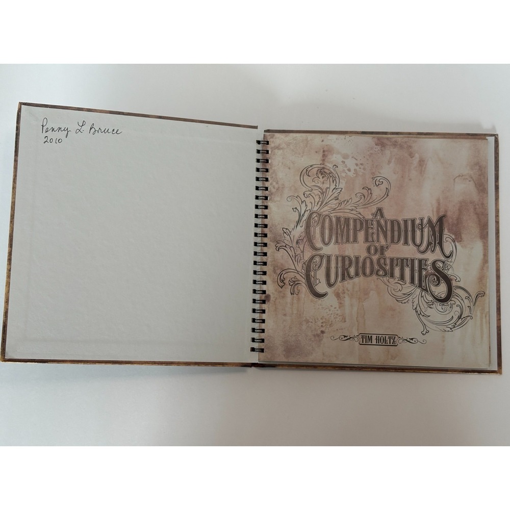 A COMPENDIUM OF CURIOSITIES Vol 1 by Tim Holtz Spiral Hardback Book 2010 - Picture 7 of 7